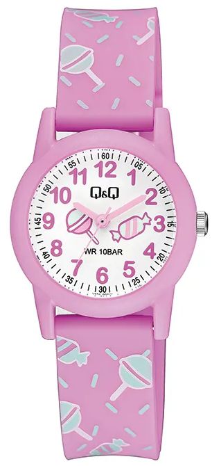 Reloj de pulso Q&Q Niñas Blanco  V22A-003V