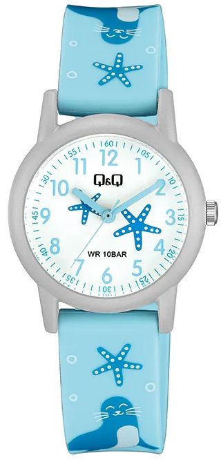 Reloj de pulso Q&Q Niños Blanco  V23A-002V