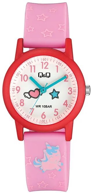 Reloj de pulso Q&Q Niñas Blanco  V23A-008V