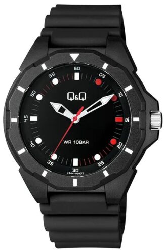 Reloj de pulso Q&Q caballero Negro  V30A-004V