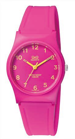 Reloj de pulso Q&Q unisex rosa  VP34J069