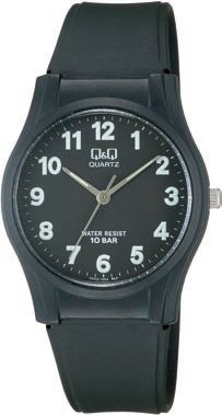 Reloj de pulso Q&Q caballero Negro  VQ02J004