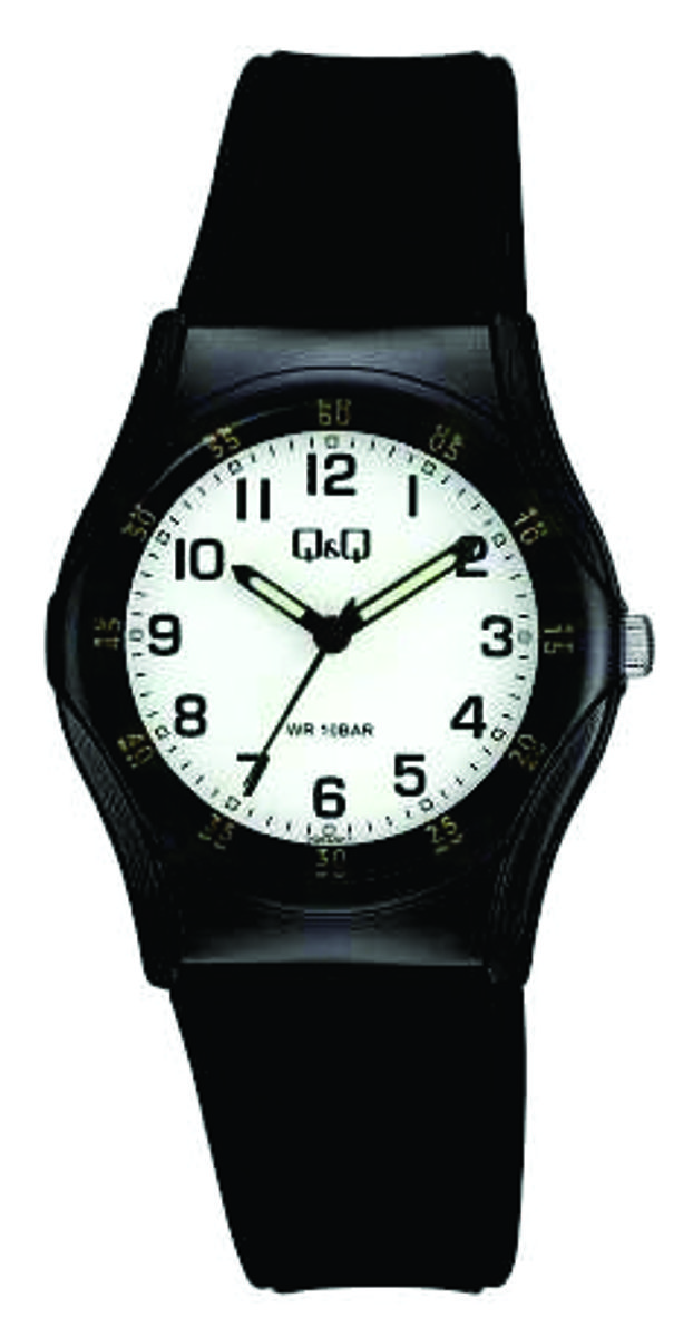 Reloj de pulso Q&Q caballero Blanco VQ04J011