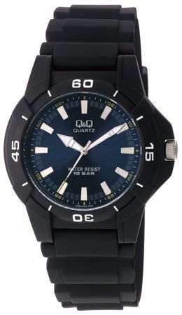 Reloj de pulso Q&Q caballero Azul  VQ84J003