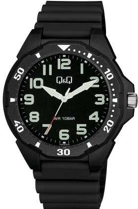 Reloj de pulso Q&Q caballero Negro  VS44J003