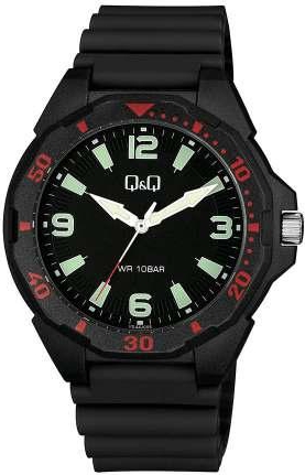 Reloj de pulso Q&Q caballero Negro  VS44J006