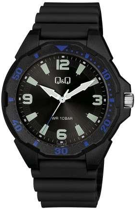 Reloj de pulso Q&Q caballero Negro  VS44J008