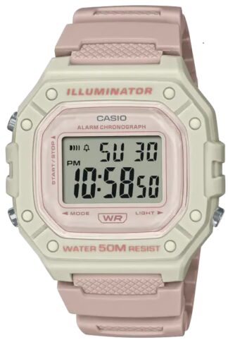 Reloj de pulso Casio caballero rosa W-218HC-4A2VCF