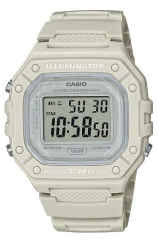 Reloj de pulso Casio dama Blanco  W-218HC-8AVCF