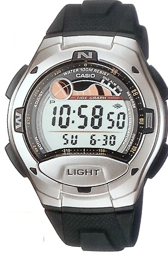 Reloj de pulso Casio caballero Negr W-753-1A